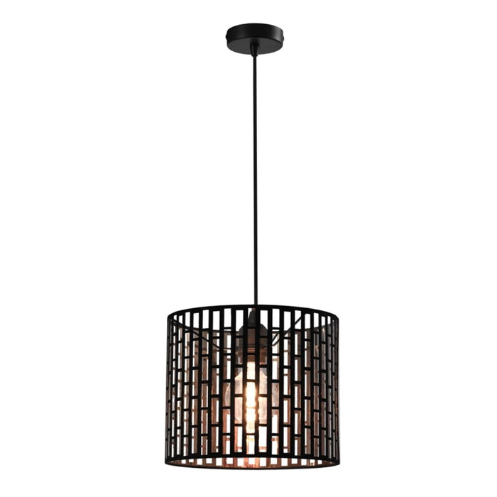 elevenpast pendant light Warhol Black and Gold Cage Pendant Light - Small | Large