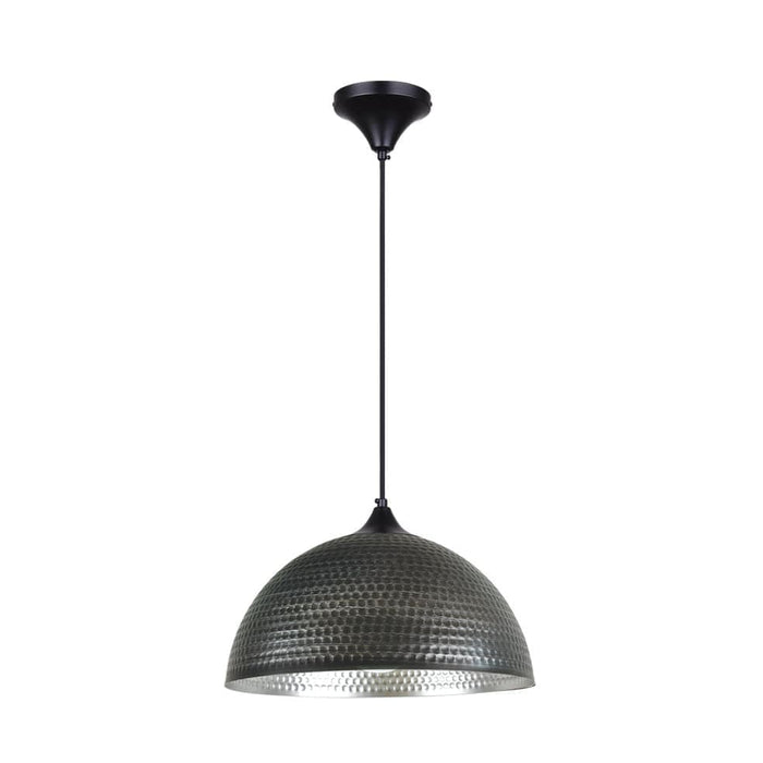 elevenpast Pendant Lights Rin Metal Dome Pendant Light in Antique Brass | Antique SIlver