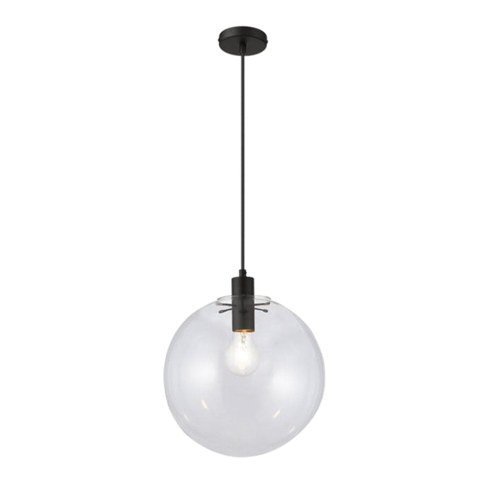 elevenpast Pendant Lights Luna Orb Pendant – Matt Gold | Black
