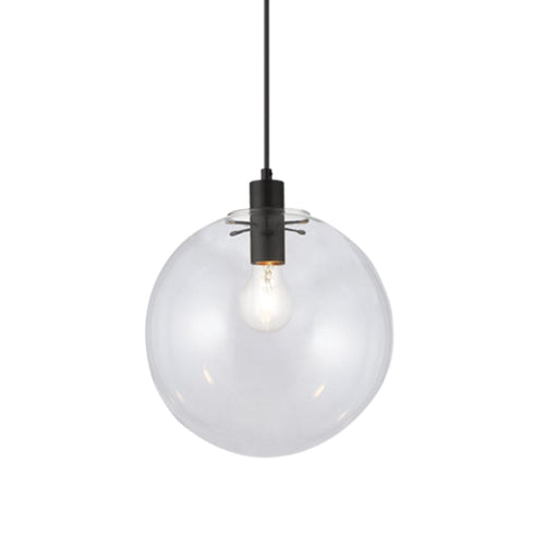 elevenpast Pendant Lights Black Luna Orb Pendant – Matt Gold | Black 6007226088342
