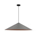 elevenpast pendant light Orbital Large Cone Pendant - Gold and Copper | Black and Copper