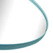 elevenpast Mirrors Circa Round Mirror Medium - Black | White | Teal