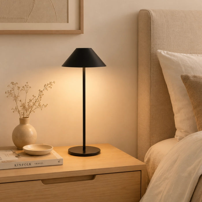 Pina Portable and Rechargeable LED Lamp Black | Green | Gold