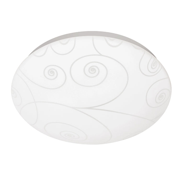 GSD Wisp Pattern Round LED Ceiling Light 16W – White | 4000K