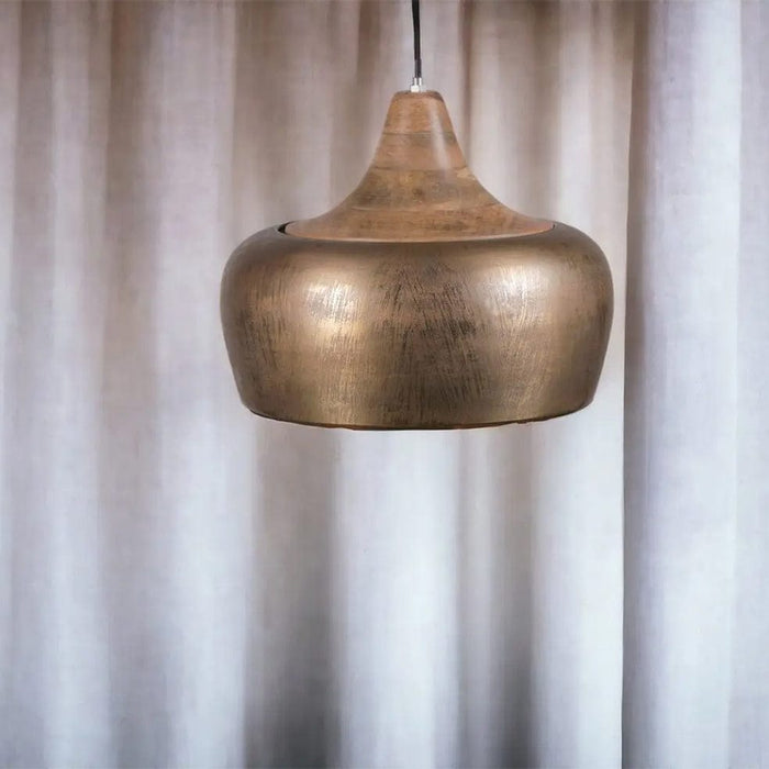 Rustic Drop Pendant Light Copper | Gold | elevenpast