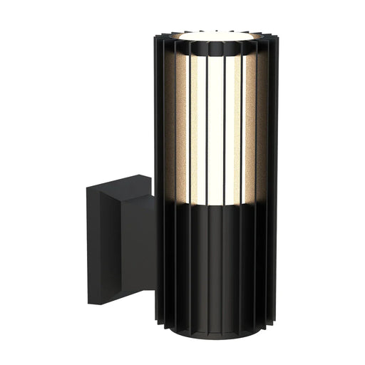 elevenpast LED wall light Vertix Slatted Up or Down Glass LED Wall Light