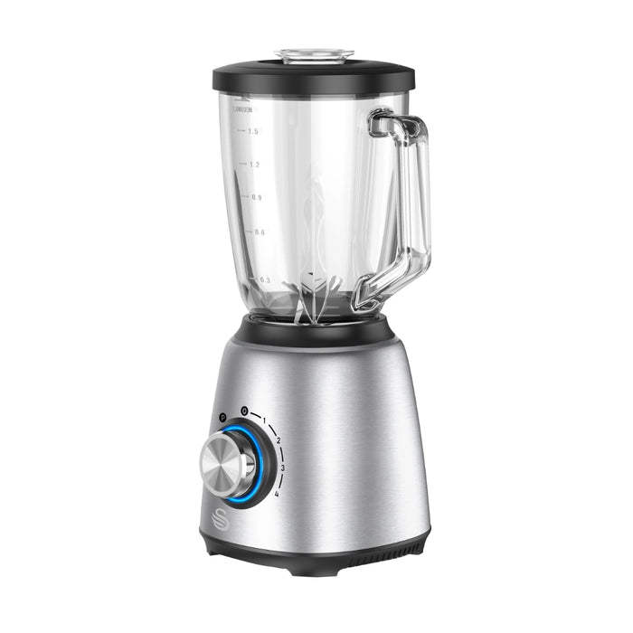 Swan 1,5 Litre Glass Jug Stainless Steel Blender