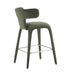 elevenpast Kitchen Stool Taurus Kitchen Chair - Chocolate | Green | Rust