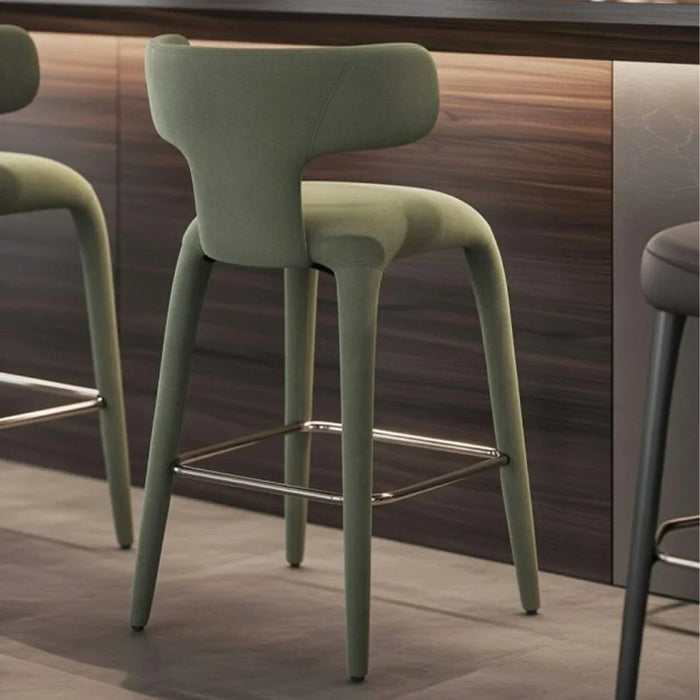elevenpast Kitchen Stool Taurus Kitchen Chair - Chocolate | Green | Rust