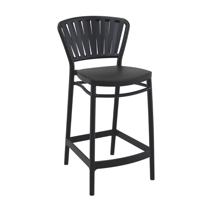 elevenpast kitchen stool Black Portofino Polypropylene Kitchen Stool