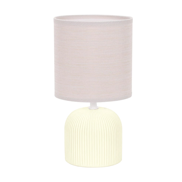 Solan Ceramic Table Lamp Beige | Grey | Brown