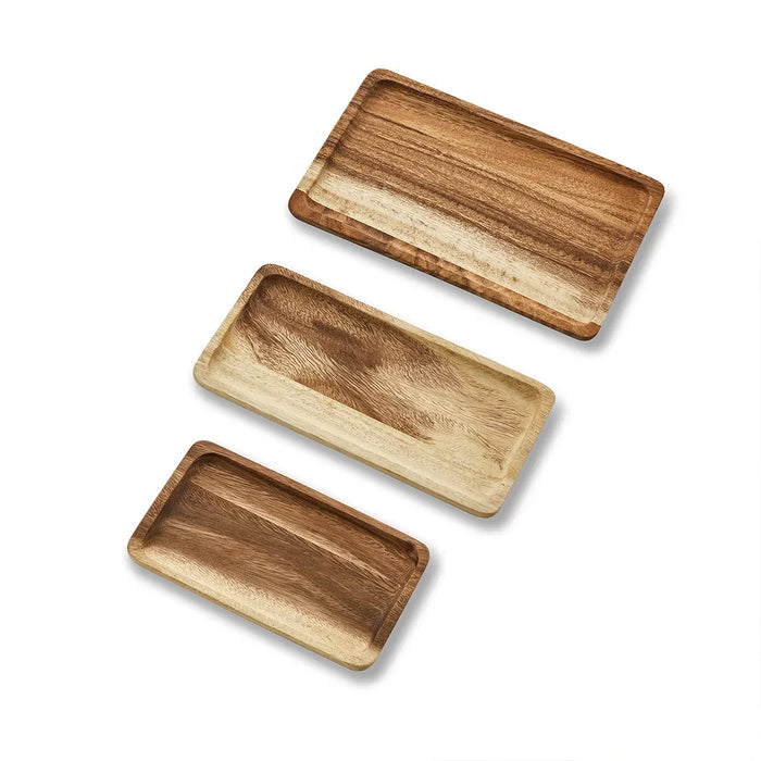 elevenpast wooden serving trays Kruger Wooden Square Trays – Small | Medium | Large