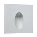 elevenpast step light White Machina Square LED Step Light - White | Brushed Silver