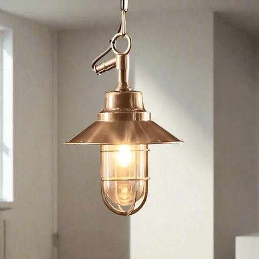 elevenpast Pendant Lights Ventura Metal and Glass Pendant Light Brass | Black