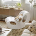 elevenpast Occasional Chair Viking Polypropylene Rocking Chair Ginger | White