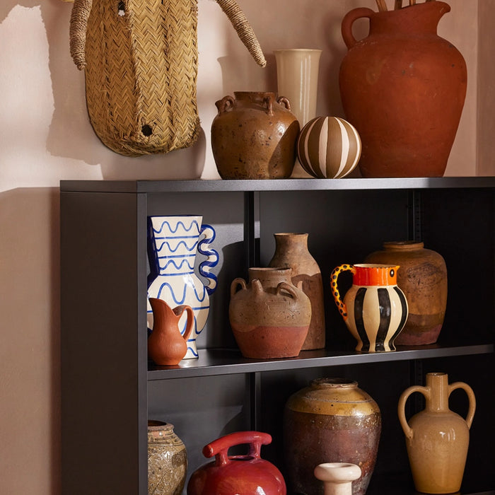 Wafer Wide Shelf - Black | White
