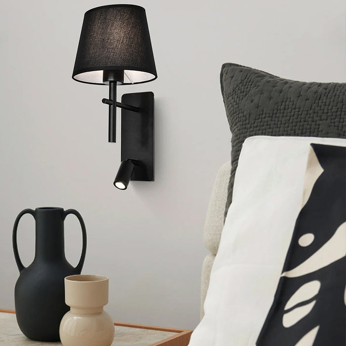 Annie Wall Light | Black, Satin or Antique 