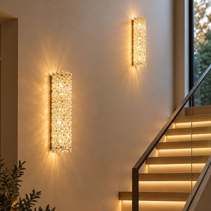 Dynasty Crystal Wall Light – Clear Crystal