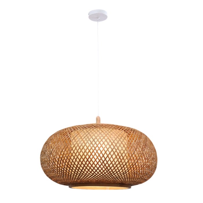 Bamboo Pendant with Inner Shade – Natural