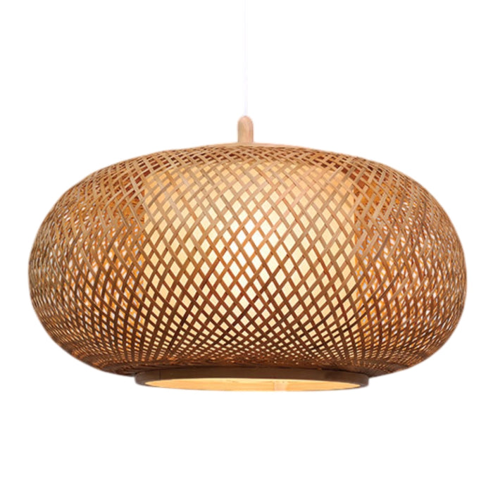 Bamboo Pendant with Inner Shade – Natural