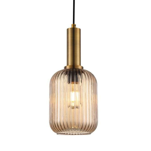 elevenpast Pendant Amber Athina Cut Glass Pendant Light 3 colours A-KLCH-9006/AB