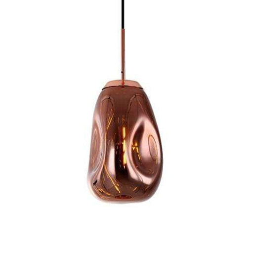 elevenpast Copper Morpheus Pendant Light Tall Glass A-KLCH-903/CO