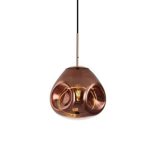 elevenpast Copper Morpheus Pendant Light Round Glass A-KLCH-904/CO