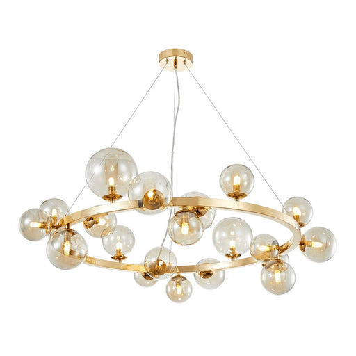elevenpast Bubble Pendant Chandelier 20 Light Gold A-KLCH-9226/20 633710851374