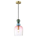 elevenpast pendant light Rainbow Glass Pendant Light - Pink Shadow A-KLCH-9281/1B