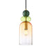 elevenpast pendant light Rainbow Glass Pendant Light - Orange Shadow A-KLCH-9281/1C
