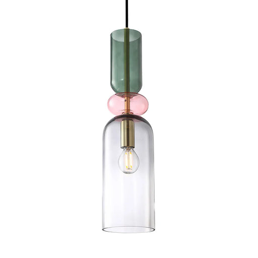 elevenpast pendant light Rainbow Glass Pendant Light - Grey Shadow A-KLCH-9281/1D
