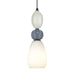 elevenpast Pendant Croft Bell Ceramic Opal Glass Pendant Light A-KLCH-9570/1C