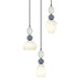 elevenpast Pendant Croft Trio Cluster Ceramic Opal Glass Pendant Light A-KLCH-9570-3