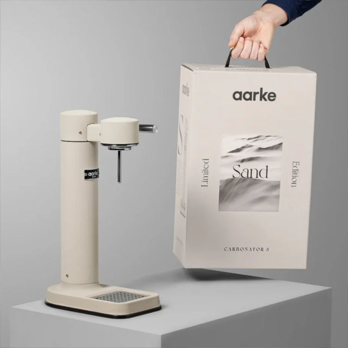 elevenpast soda maker Aarke Carbonator 3 Sparkling Water Maker –  Sand A1043 7350091791558