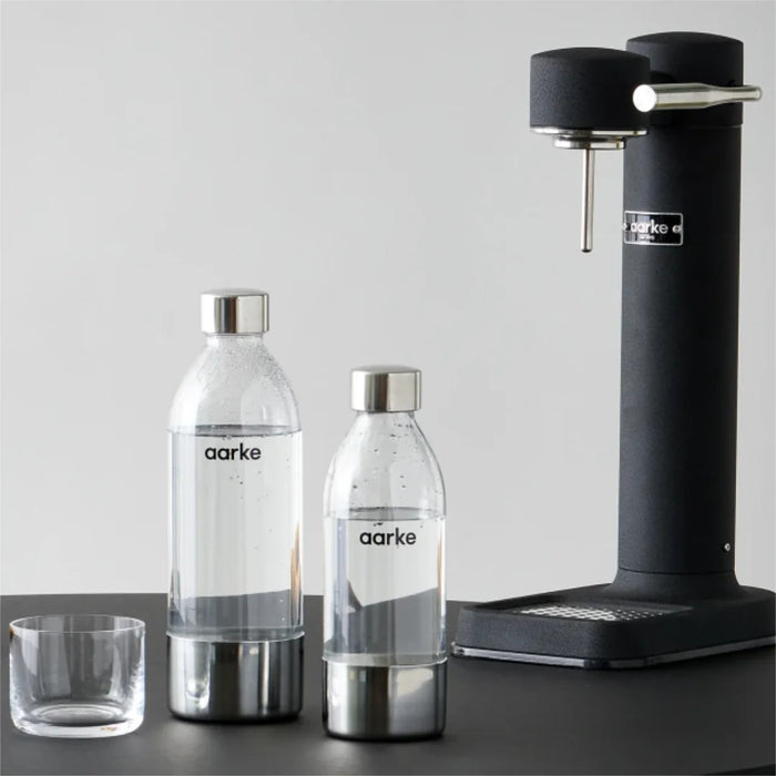 elevenpast water bottle Aarke Polished Steel PET Water Bottle for Carbonator III - 450ml - Polished Steel A1072 7350091792203