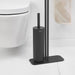 Brabantia Toilet Brush and Holder MindSet Toilet Butler - Mineral Infinite Grey | Mineral Fresh White