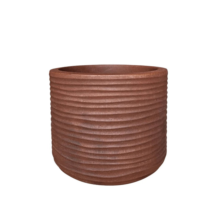 elevenpast Pots & Planters Lagoon Round Japi Planter in Corten Steel - 3 Sizes