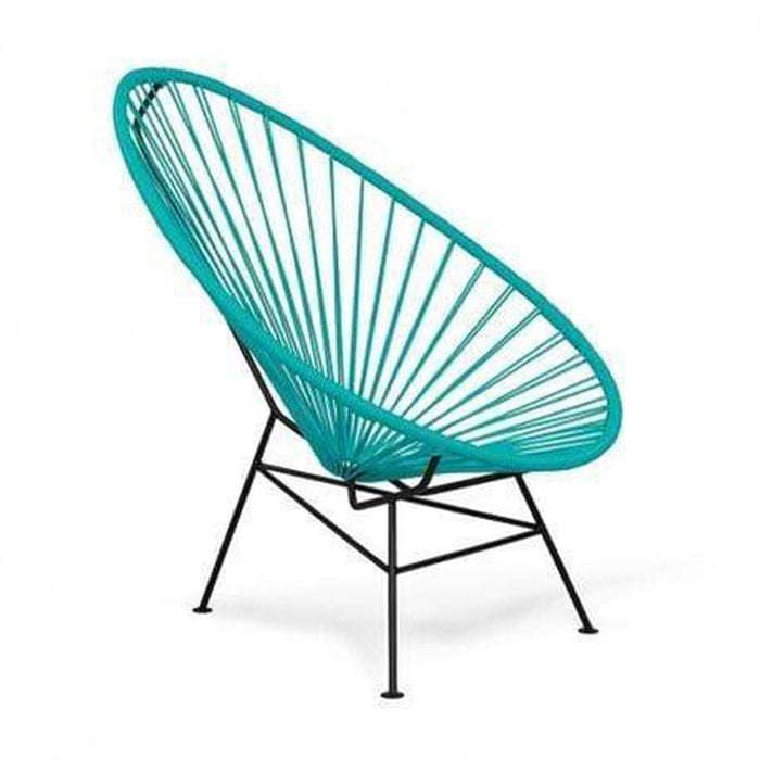 elevenpast Chairs Turquoise Acapulco Cafe Chair 3 Legs ACA1129 0700254842486