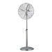 elevenpast fan Telescopic Chrome Pedestal Fan Silver ACS201 6003339008192