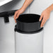 Brabantia waste bin Built-In Bin 15 litre - White | Brilliant Steel
