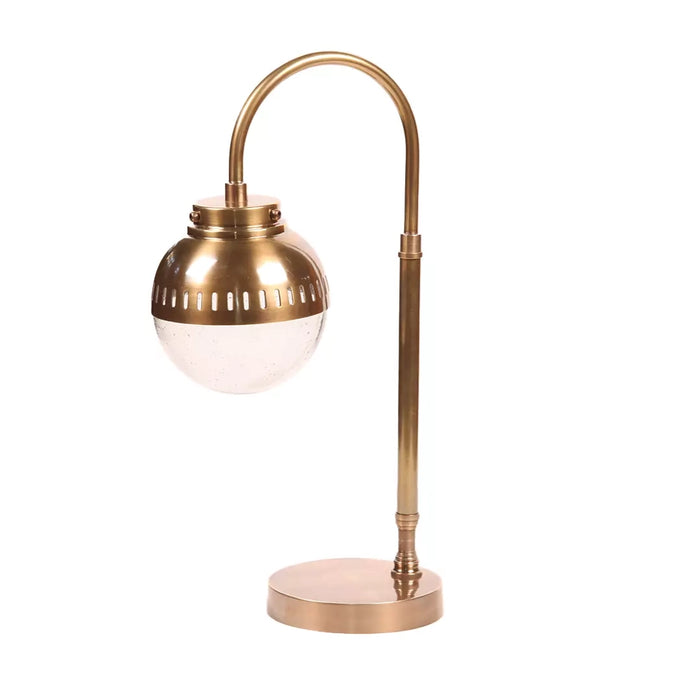 Fairview Desk Lamp – Antique Silver | Antique Brass