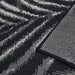 elevenpast Areca Black Rug ARECABLACKRUG