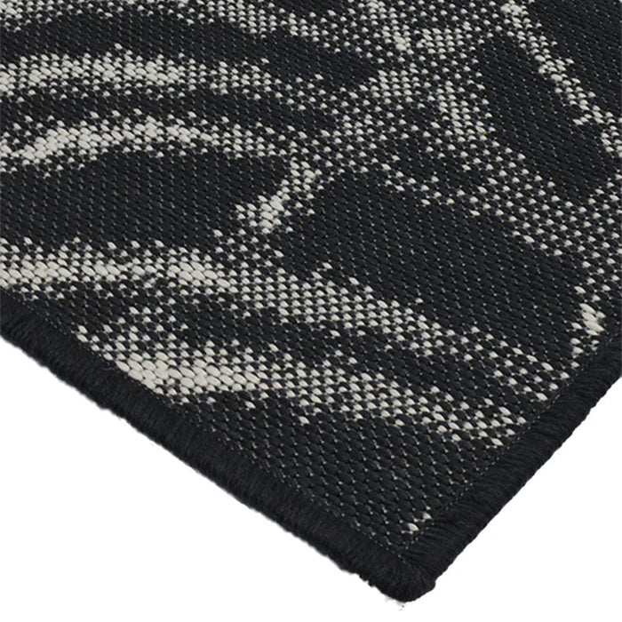 elevenpast Areca Black Rug ARECABLACKRUG