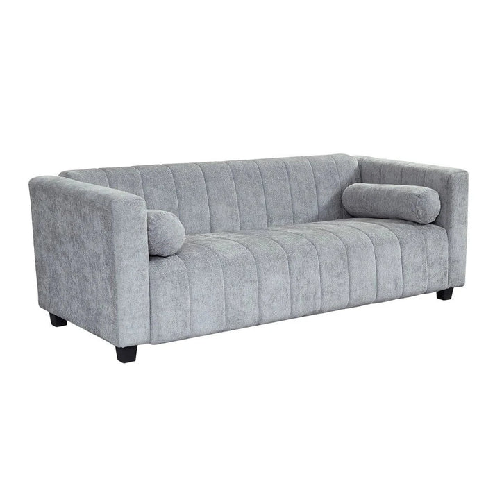 elevenpast sofa Light Grey / Three Seater Geneva Upholstered Two or Three Seater Sofa - Light Grey | Dark Grey ArielleUpholsteredThreeSeaterSofaLightGrey