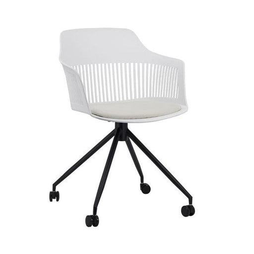 elevenpast Chairs White Lyric Office Chair ART008B41WHITE