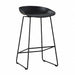 elevenpast Black Camden Kitchen Stool - Black | White ART016BLK65BLK