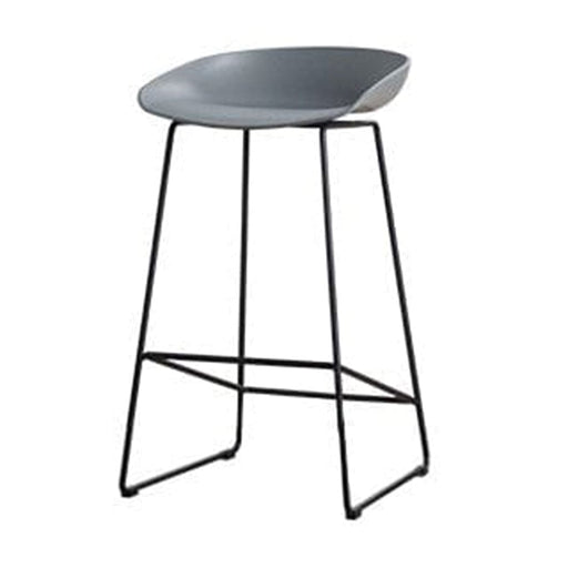 elevenpast Grey Camden P Kitchen Stool Black 26 ART016BLK65GREY