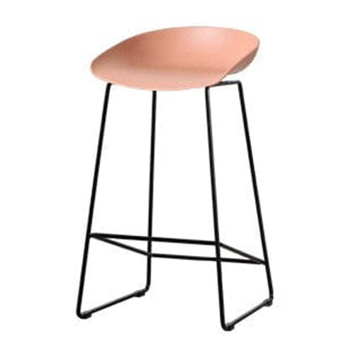 elevenpast Pink Camden P Kitchen Stool Black 26 ART016BLK65PINK