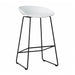 elevenpast White Camden Kitchen Stool - Black | White ART016BLK65WHTE