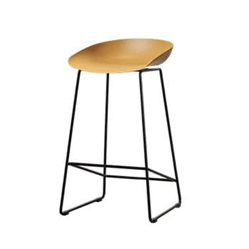 elevenpast Ginger Camden Metal and PP Bar Stool ART017BLK75GING